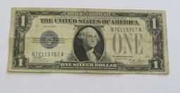 $1 1928 SILVER CERTIFICATE FUNNY BACK