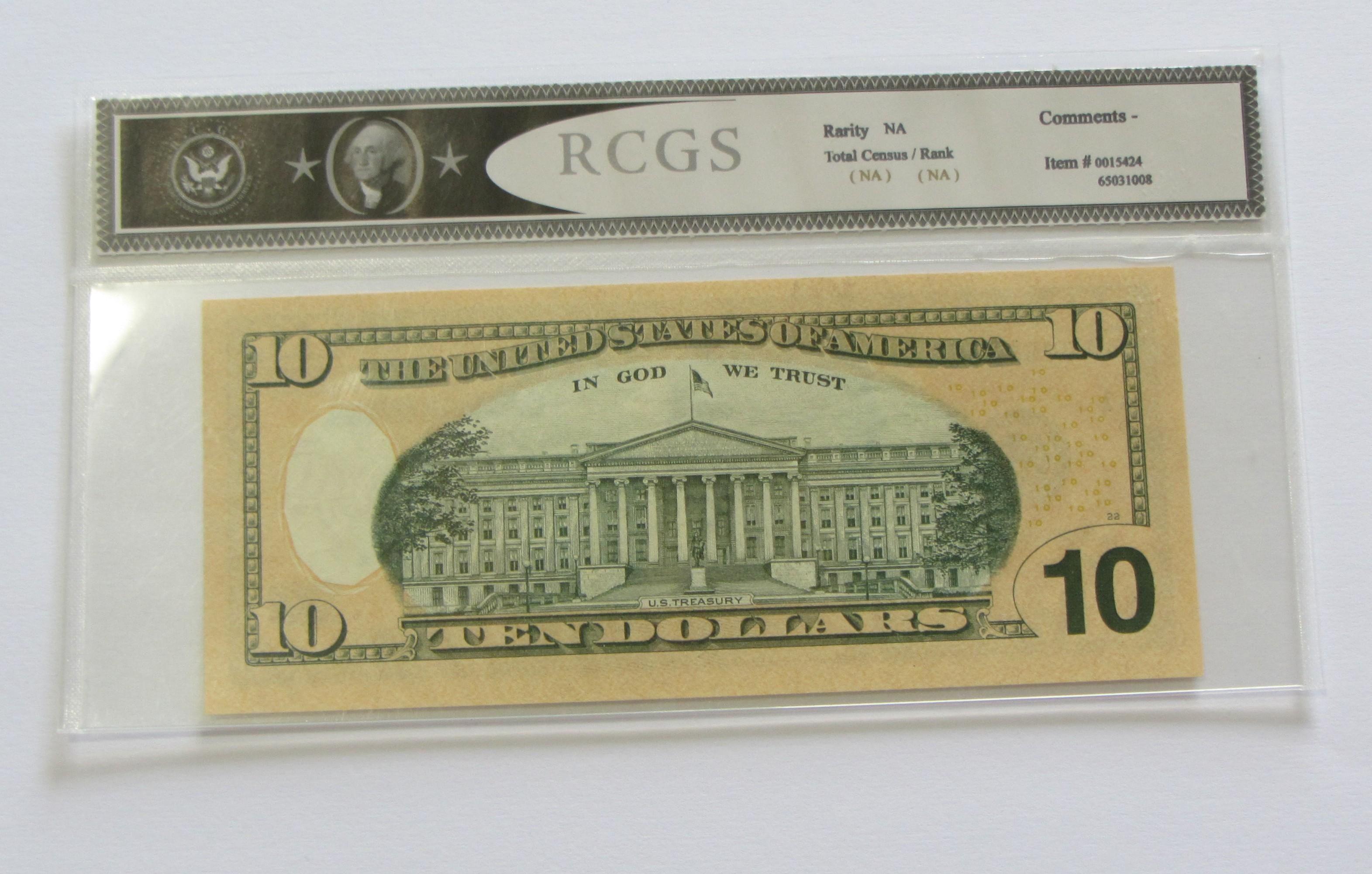 STAR $10 FRN RCGS GEM 65 2004-A