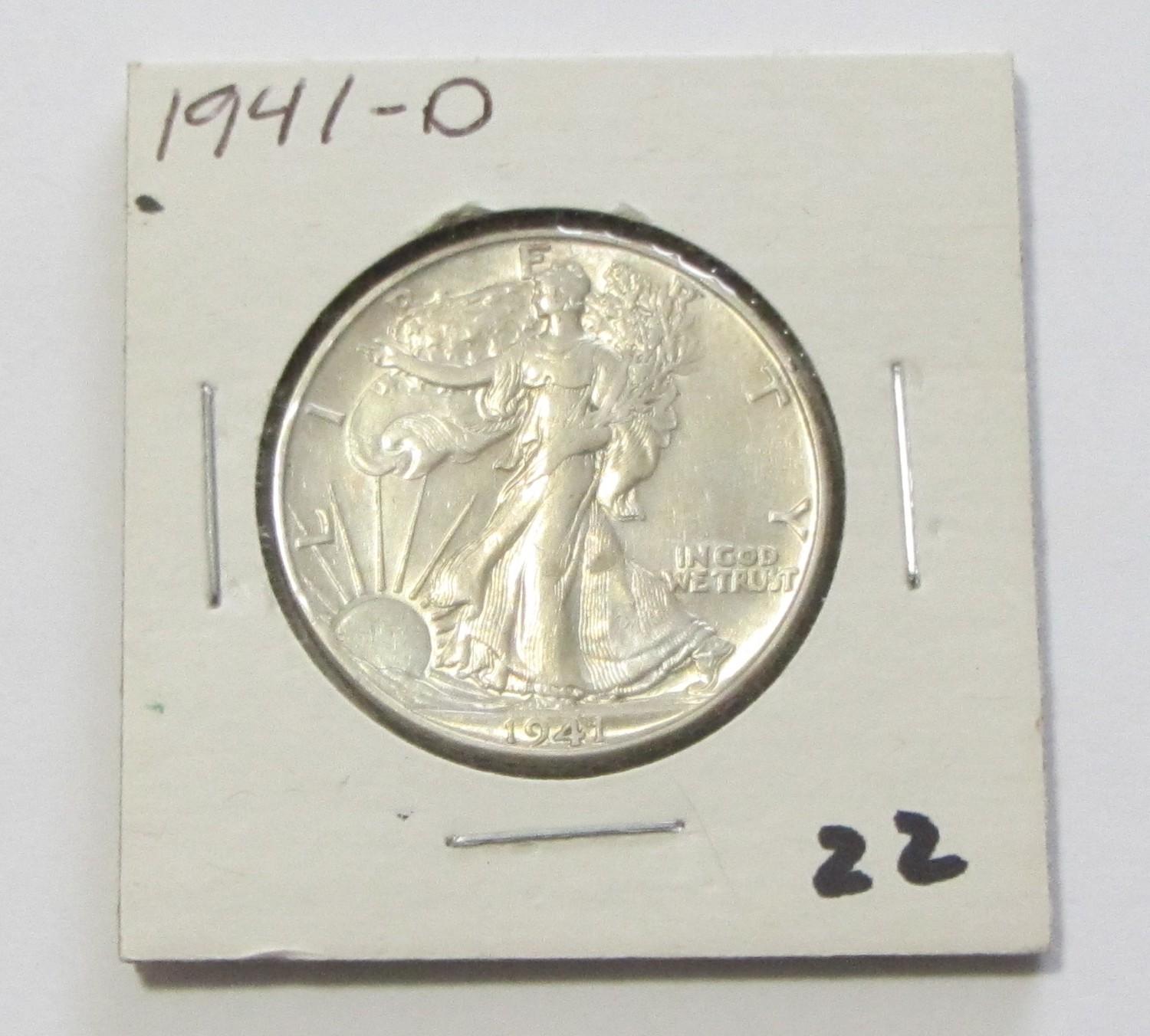 1941-D HIGH GRADE WALKING LIBERTY HALF