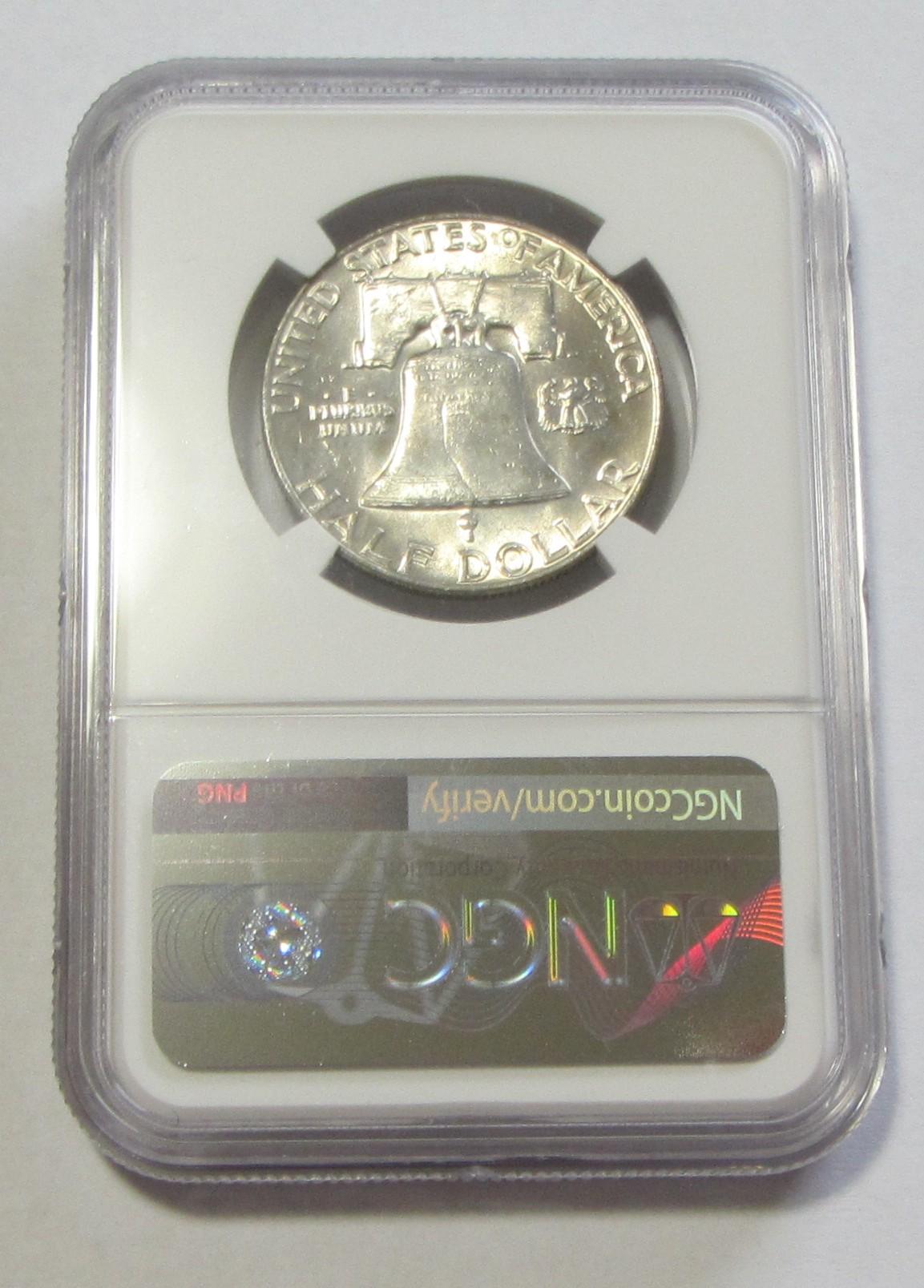 1959 FRANKLIN HALF NGC 64