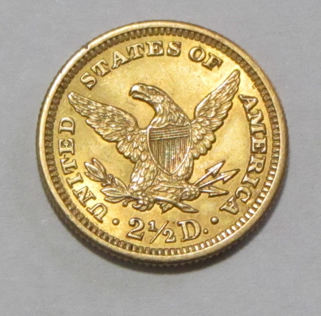 SHARP $2.5 1905 GOLD QUARTER EAGLE