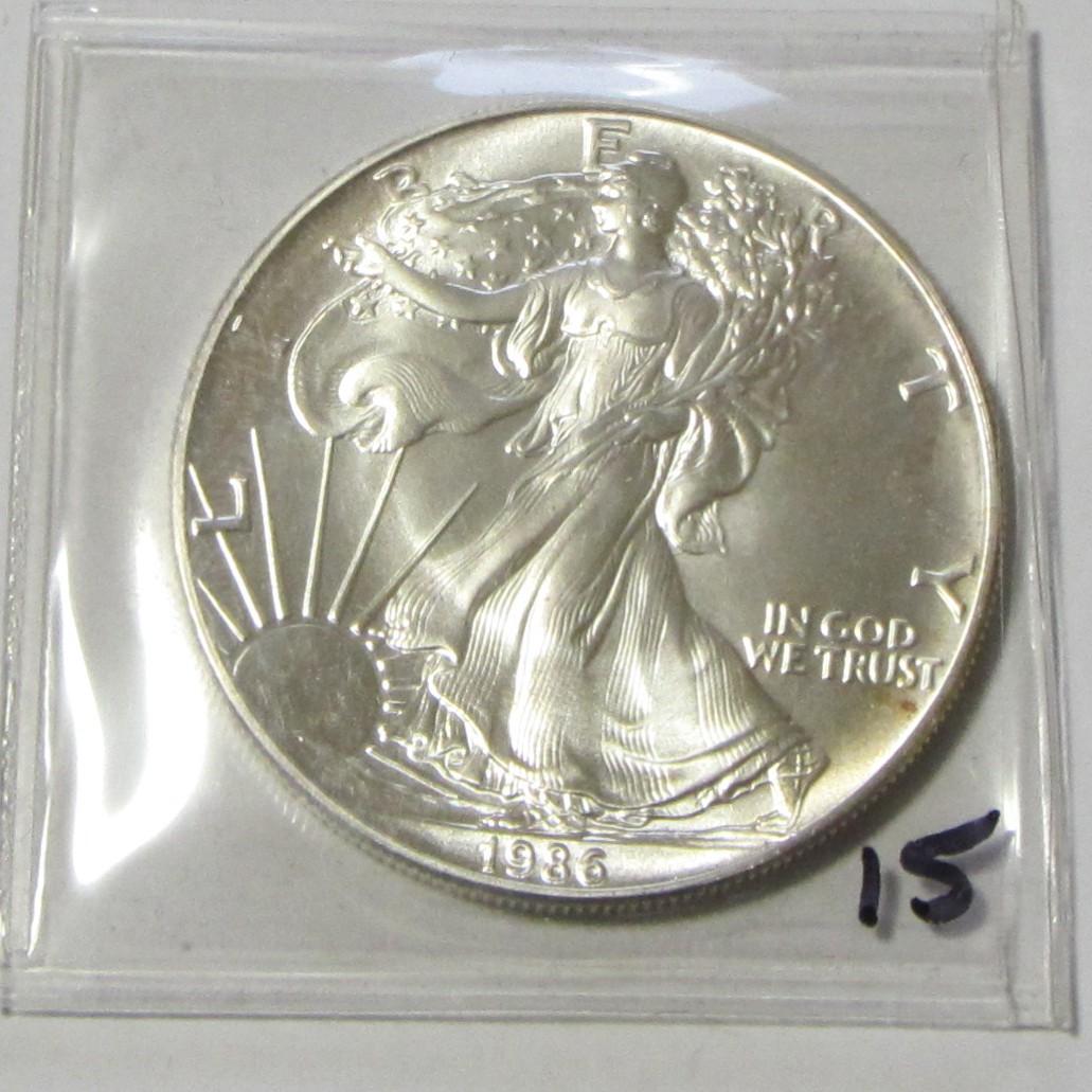 1986 America Silver Eagle Dollar