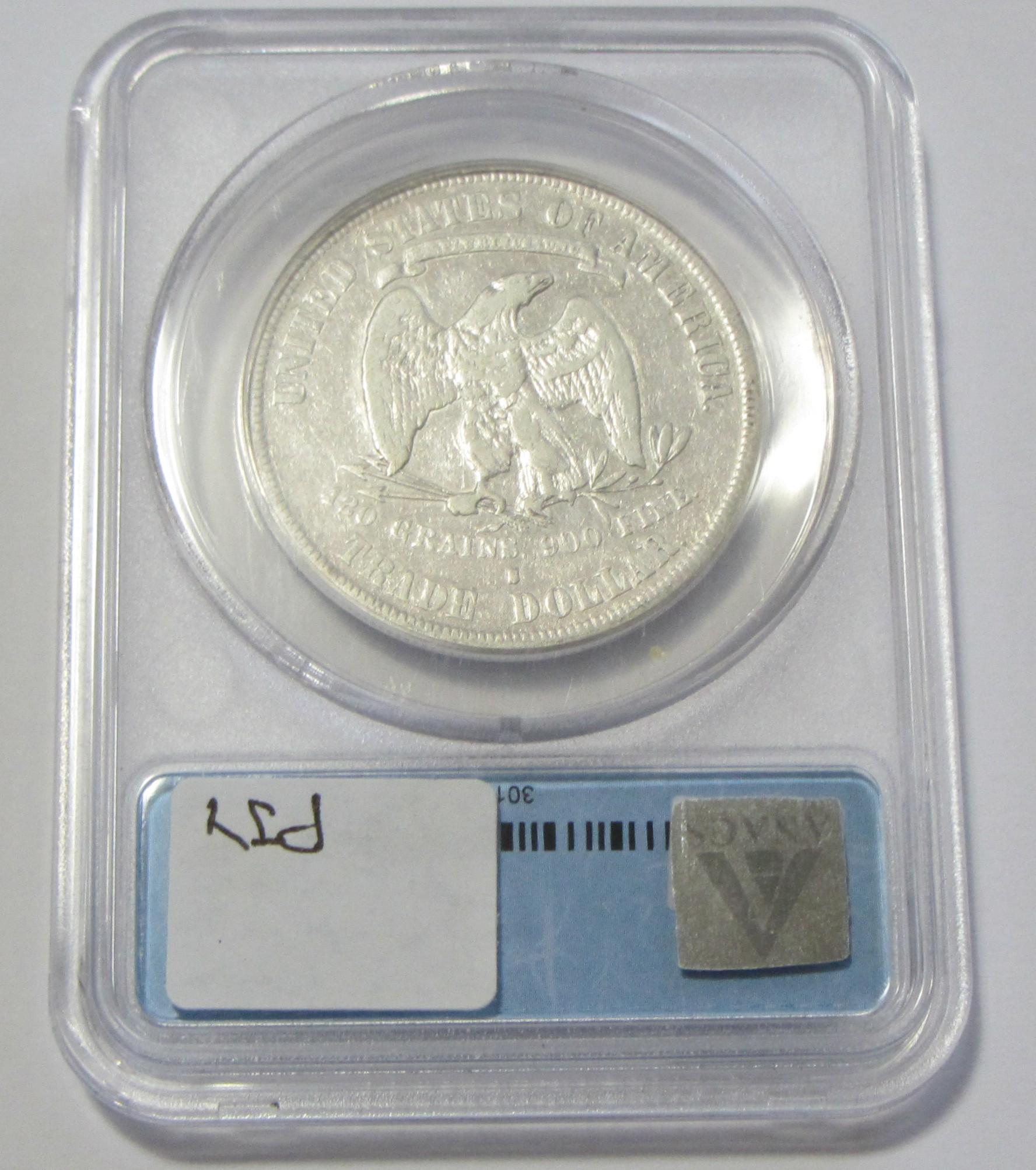 $1 1878-S TRADE DOLLAR ANACS