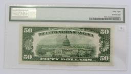 $50 FRN 1934-C PMG 58
