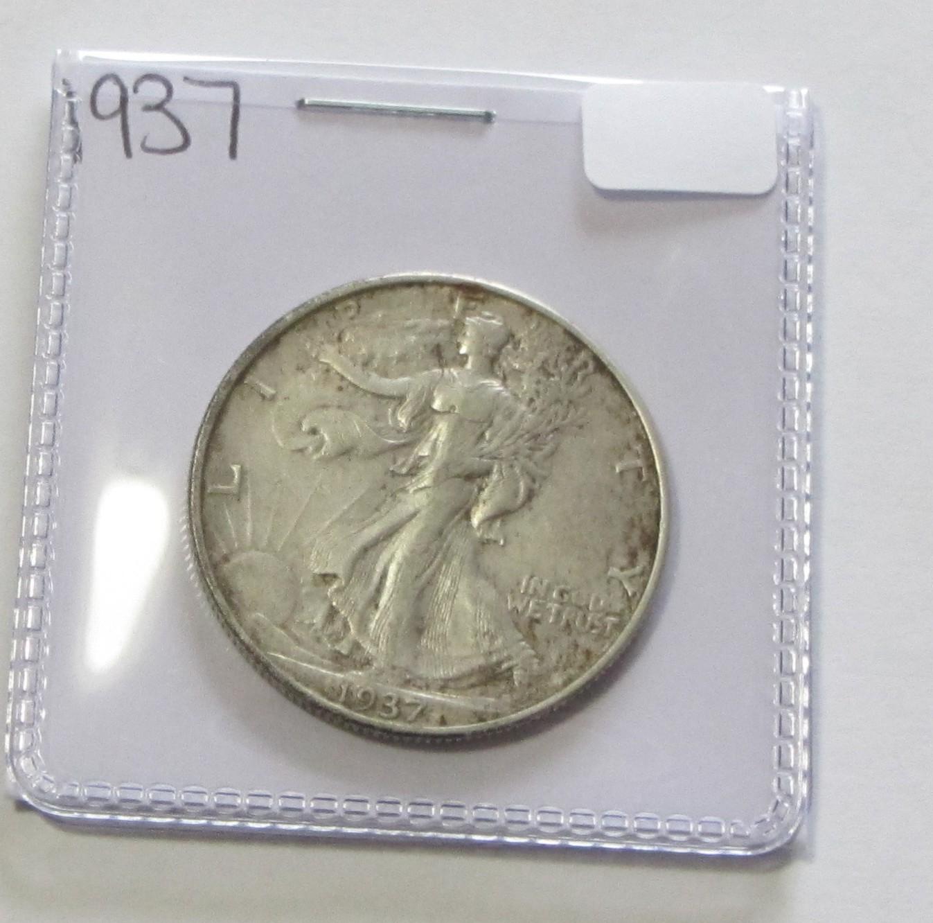 1937 WALKING LIBERTY HALF