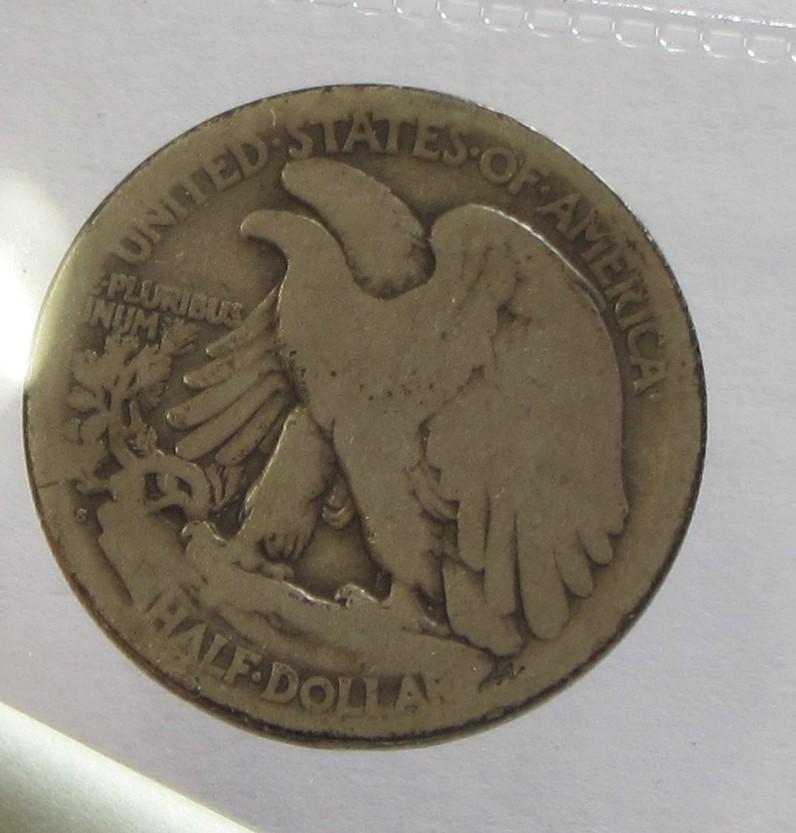 1921-S WALKING LIBERTY HALF BETTER DATE