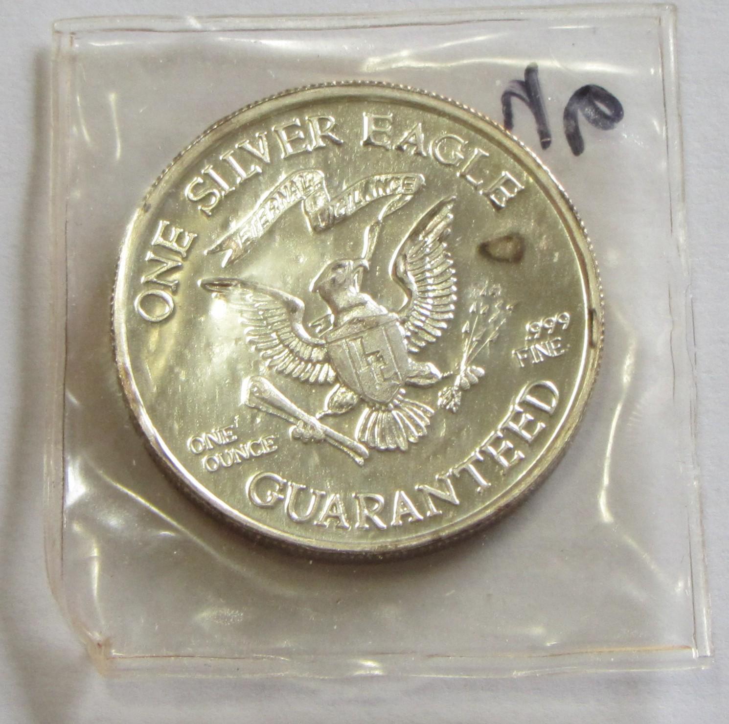 1985 Liberty Lobby 1 OZ .999 Fine Silver Round -Sealed