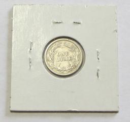 1905 HIGH GRADE BARBER DIME UNC