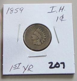 1859 INDIAN HEAD CENT