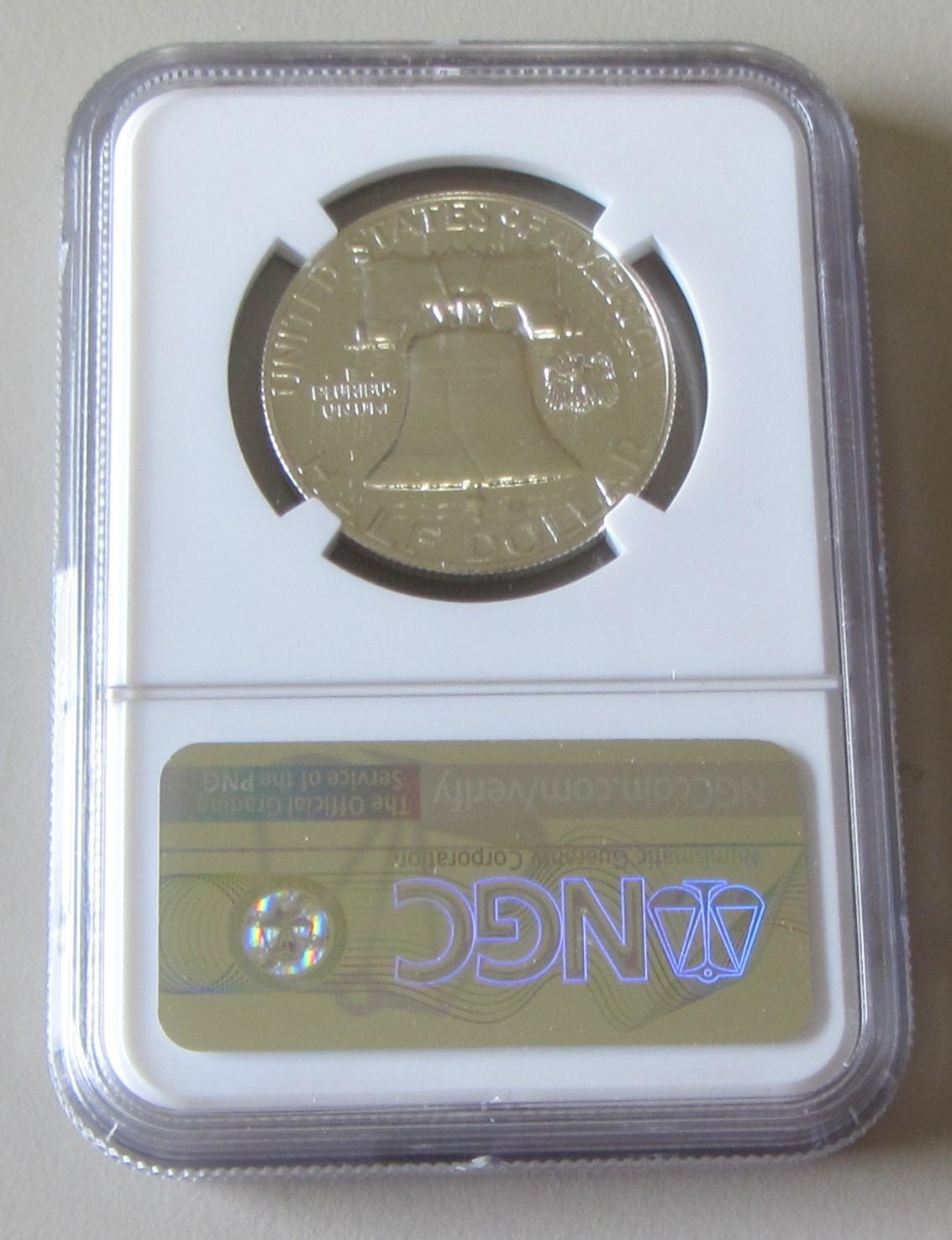 1959 FRANKLIN PROOF NGC 67