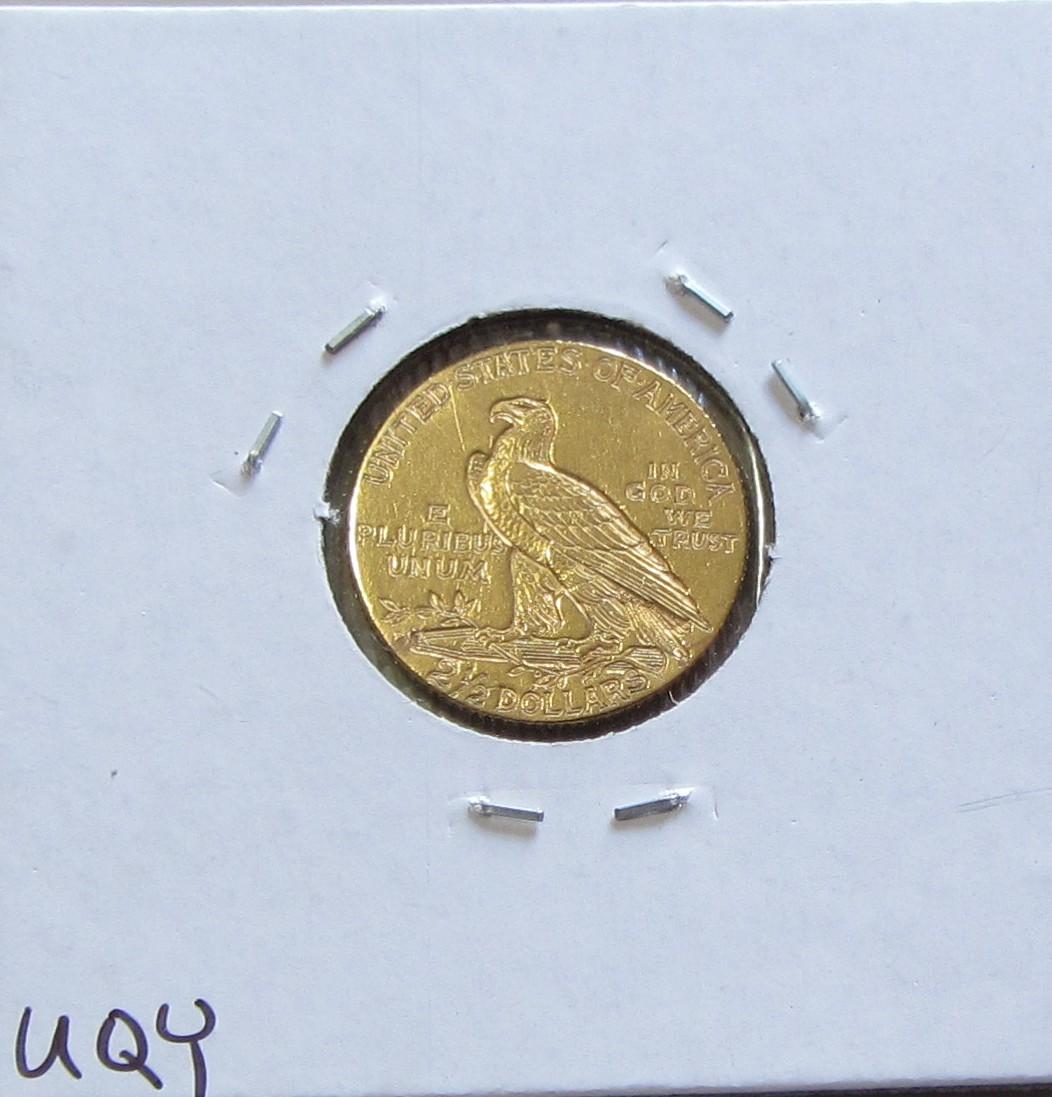 SHARP $2.5 GOLD 1914-D QUARTER EAGLE