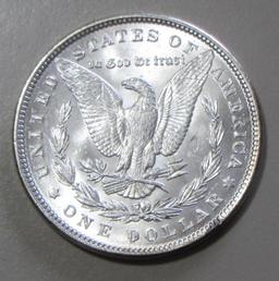 BU $1 MORGAN 1889 SILVER DOLLAR