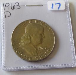 1963 D FRANKLIN HALF