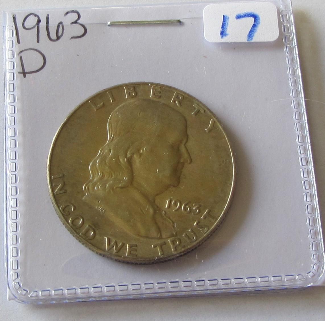 1963 D FRANKLIN HALF