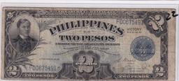 2 PESOS PHILIPPINES VICTORY NOTE