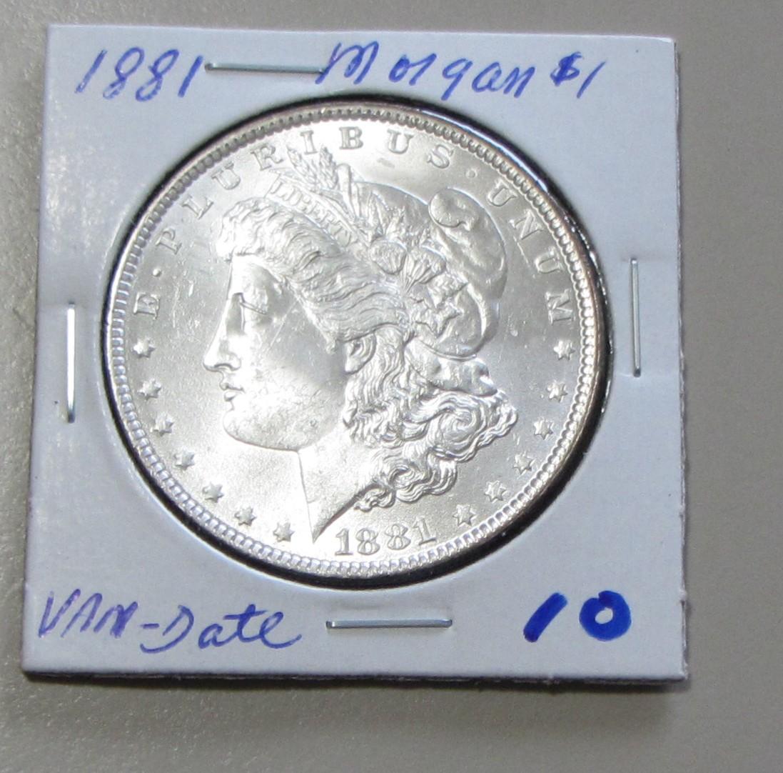 1881 Morgan Dollar BU