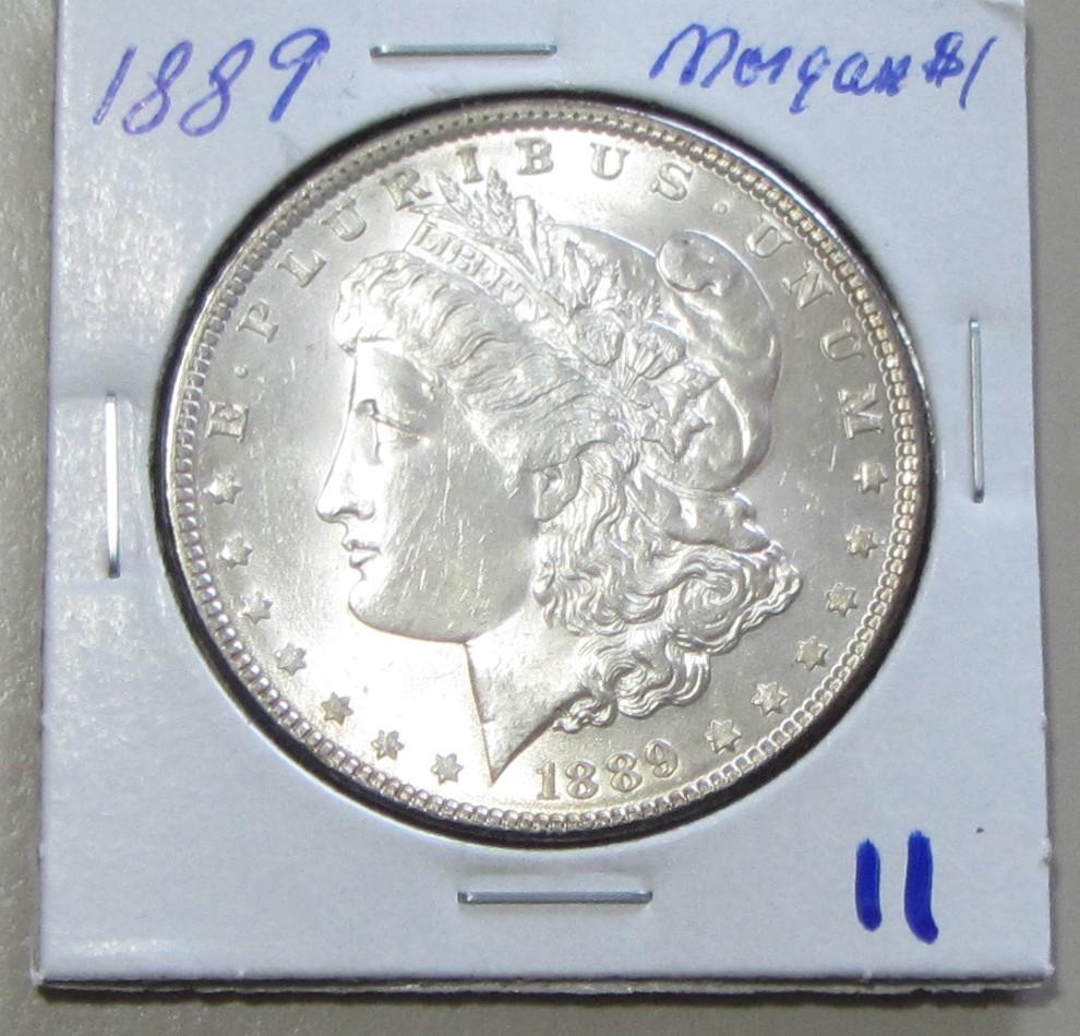 1889 Morgan Dollar BU