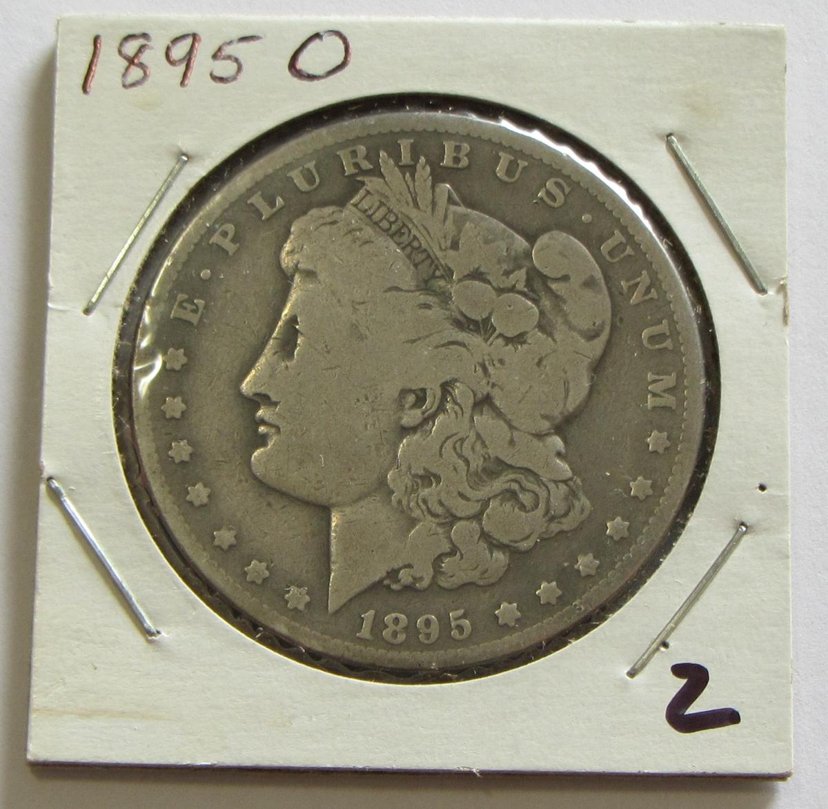 BETTER DATE $1 1895-O MORGAN SILVER DOLLAR