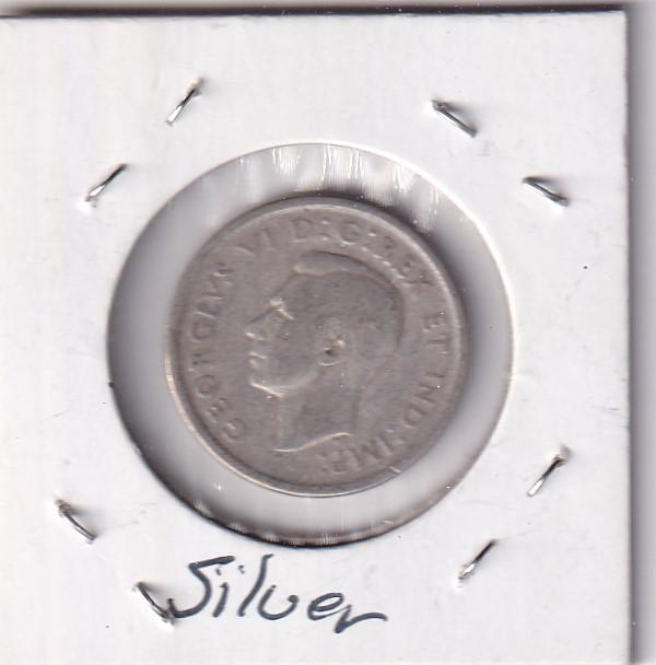 1944 SILVER CANADA QUARTER