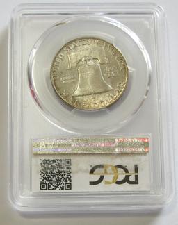 1961 TONED FRANKLIN PCGS 65