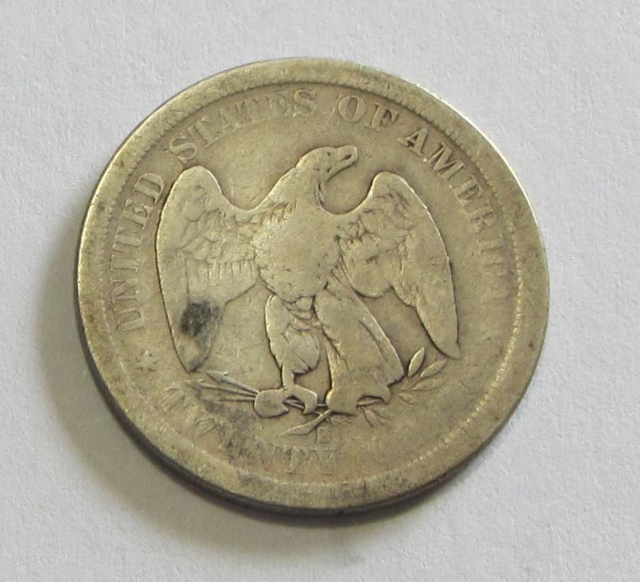 1875-S SEATED 20 CENT PIECE