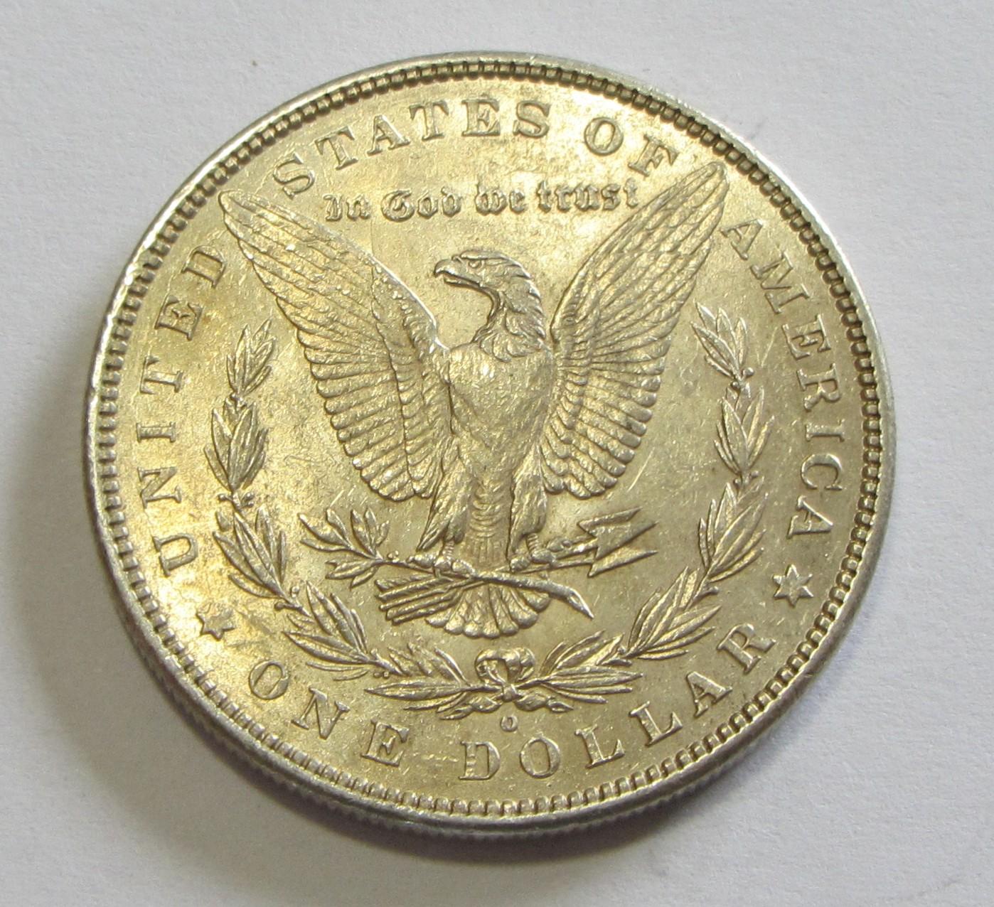 $1 1880-O MORGAN SILVER DOLLAR