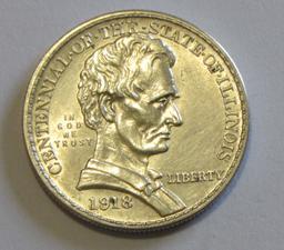 1918 LINCOLN COMMEMORATIVE HALF