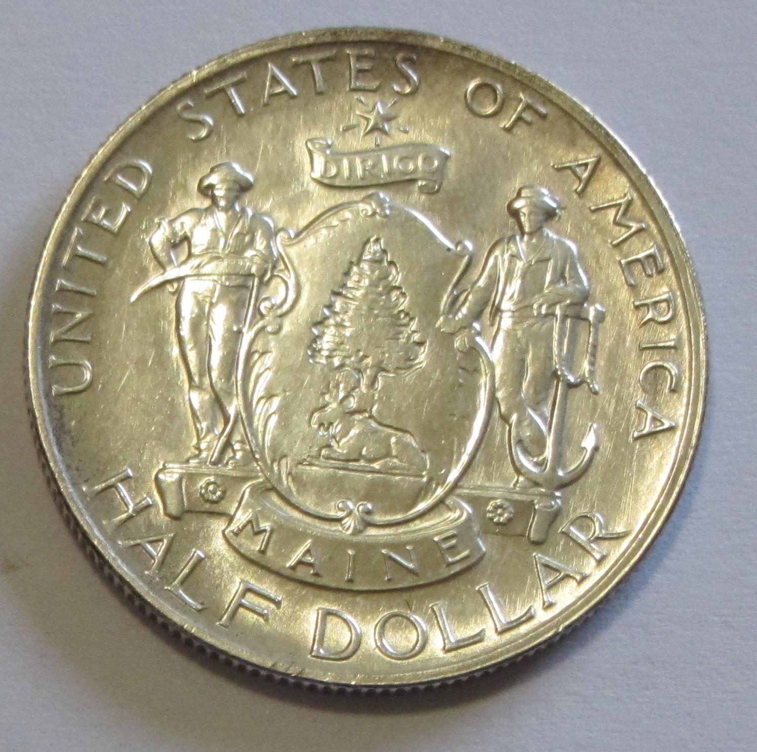 MAINE 1920 SILVER COMMEMORATIVE HALF