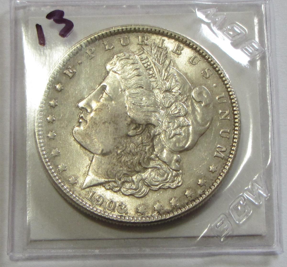 BU $1 1903 MORGAN