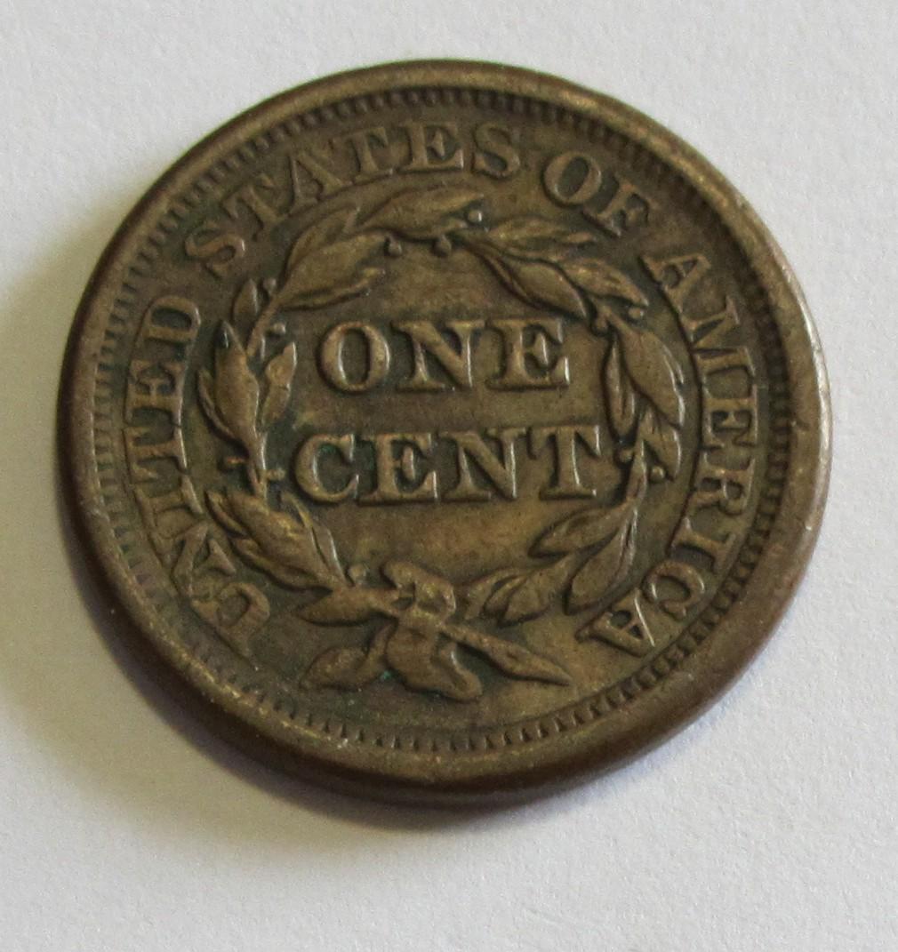 1856 BRAID LARGE CENT