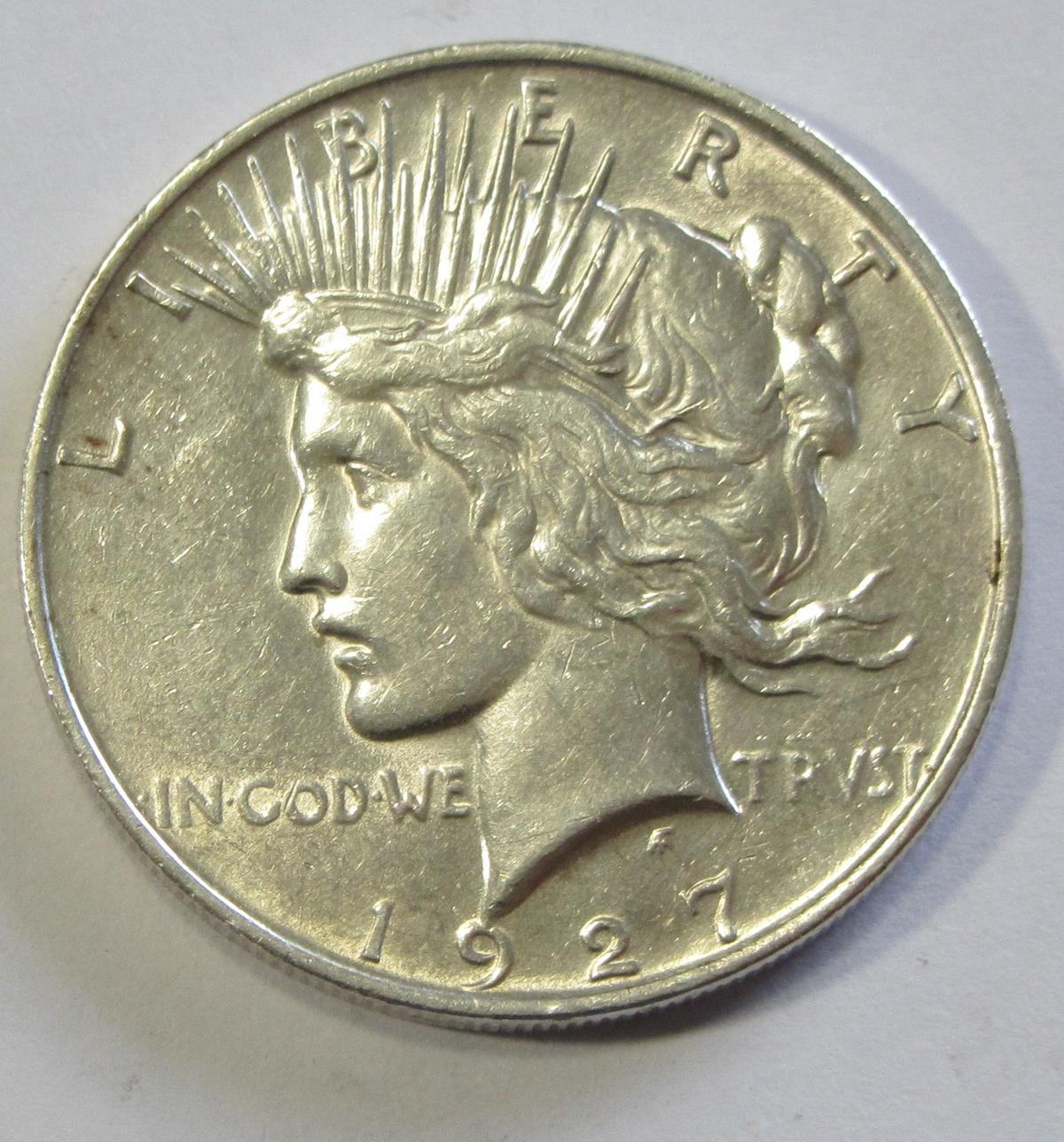 $1 1927-D PLEASING PEACE DOLLAR