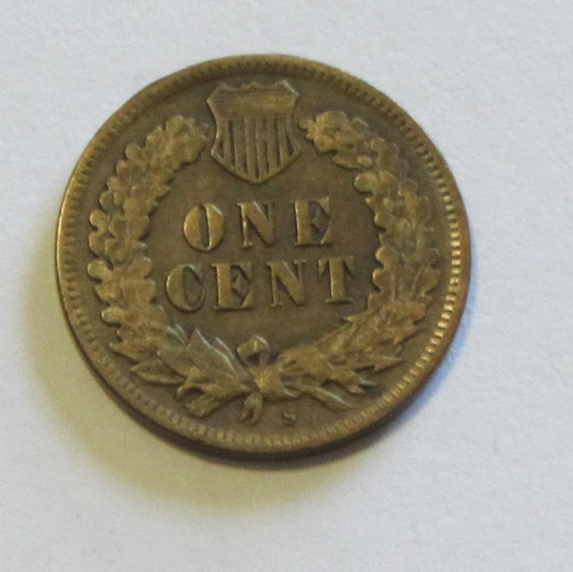 SEMI KEY 1908-S INDIAN HEAD CENT