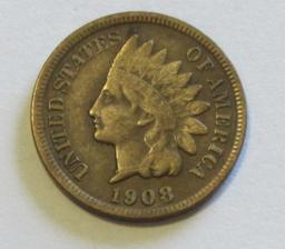 SEMI KEY 1908-S INDIAN HEAD CENT