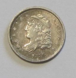 1836 CAPPED BUST HALF DIME