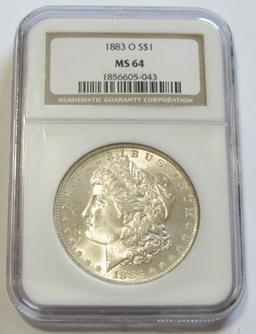 $1 1883-O MORGAN NGC 64