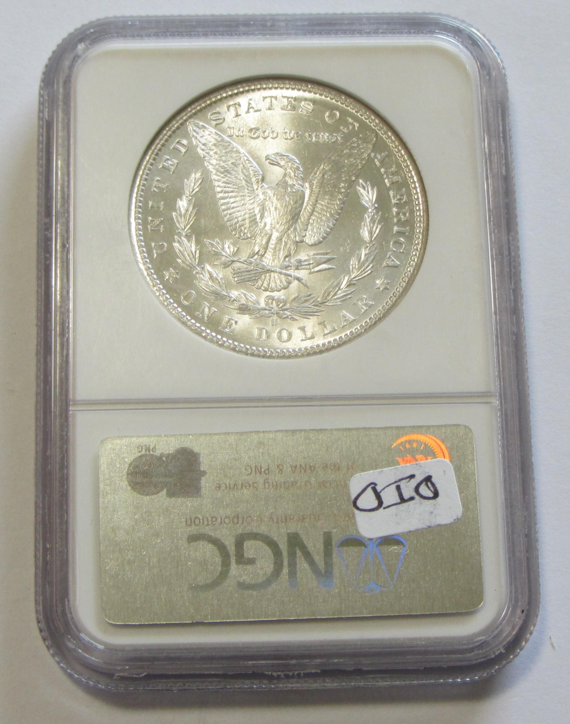 $1 1881-S MORGAN NGC 64 CARTWHEEL LUSTER