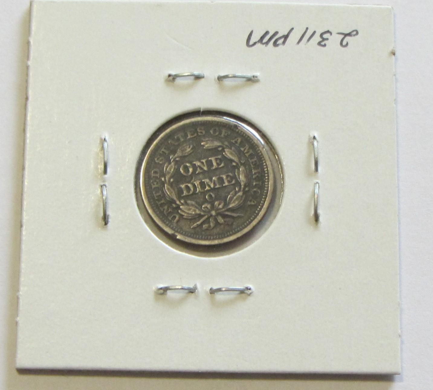 1957-O SEATED DIME