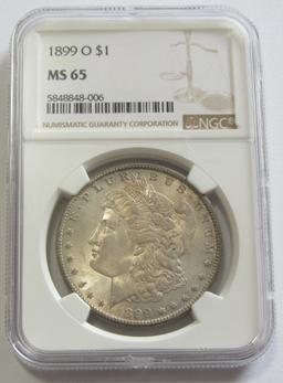 $1 1899 O MORGAN NGC MS 65