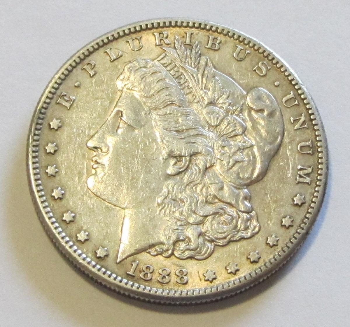 $1 1888-S MORGAN SILVER DOLLAR TOUGH DATE