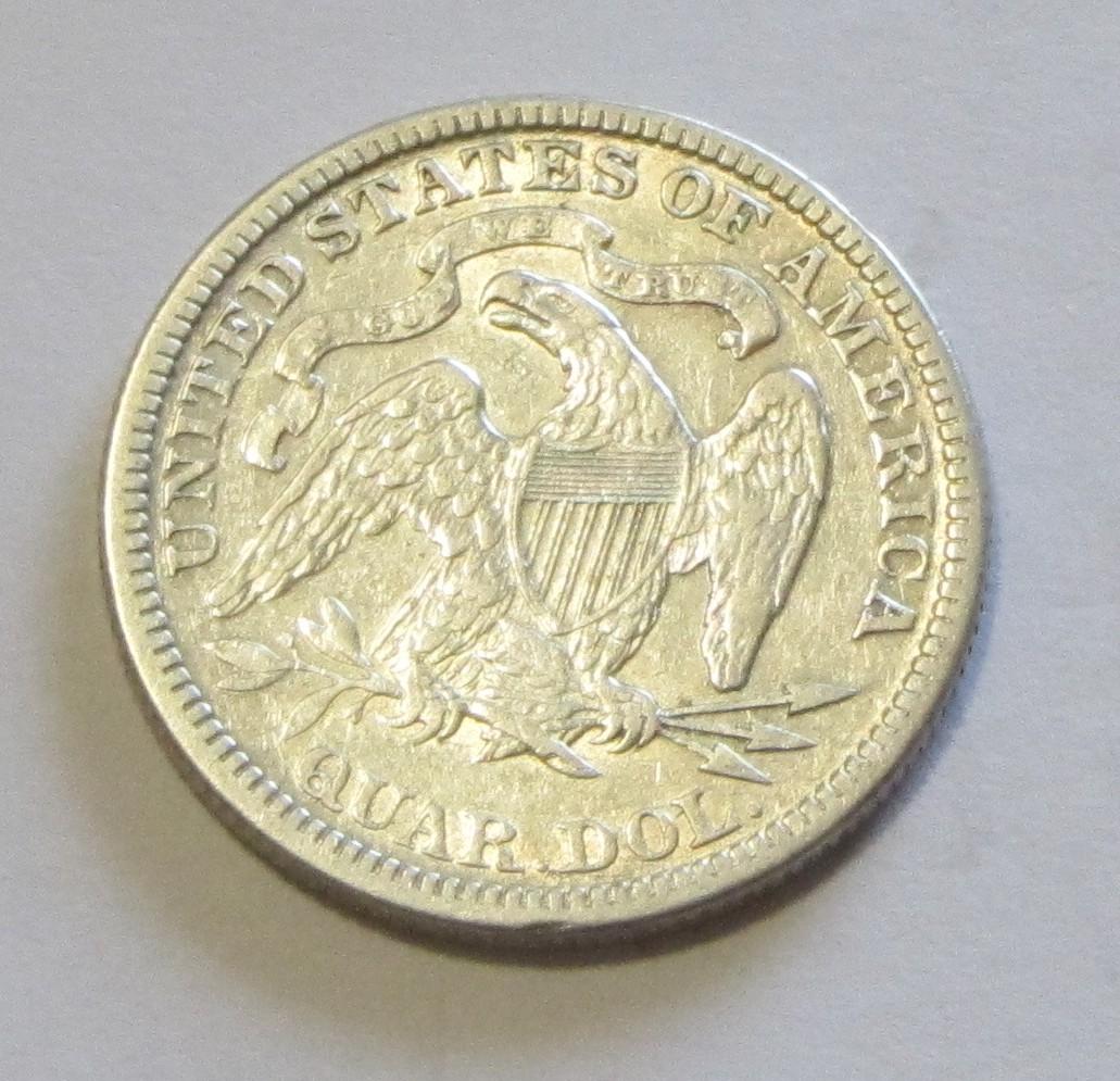 HIGH GRADE 1891 SEATED QUARTER