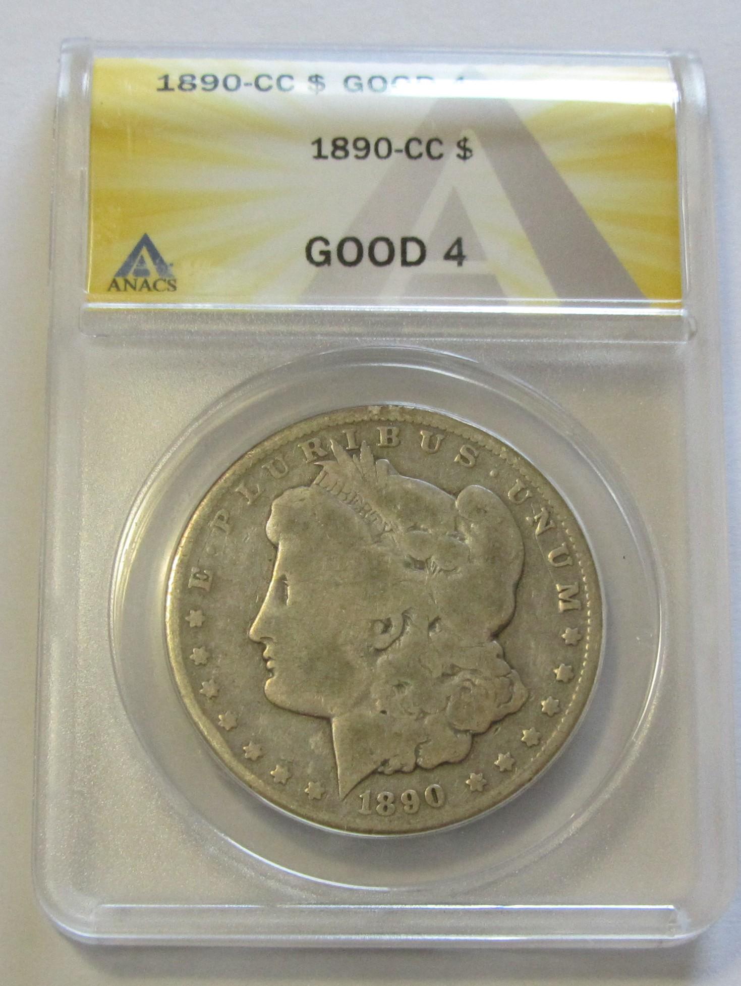 $1 1890-CC CARSON CITY ANACS