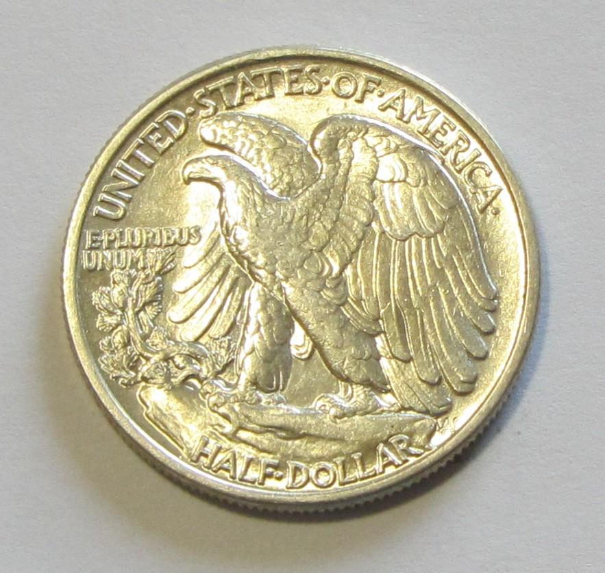 1942 BU WALKING LIBERTY HALF