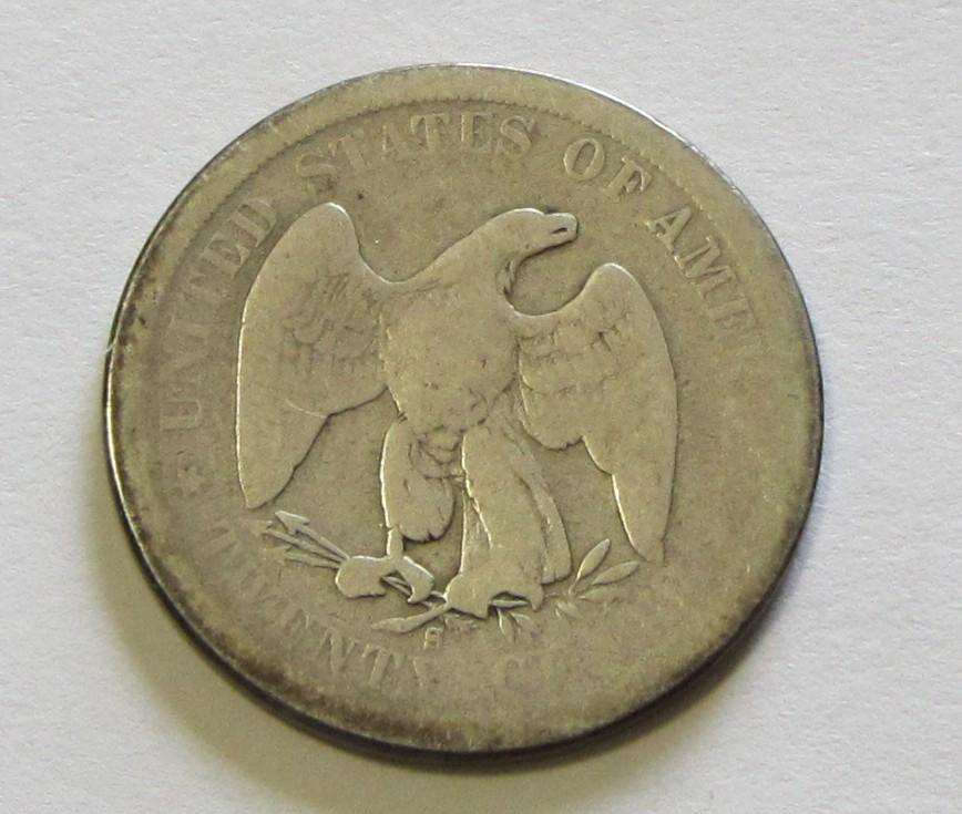 1875-S SEATED 20 CENT PIECE