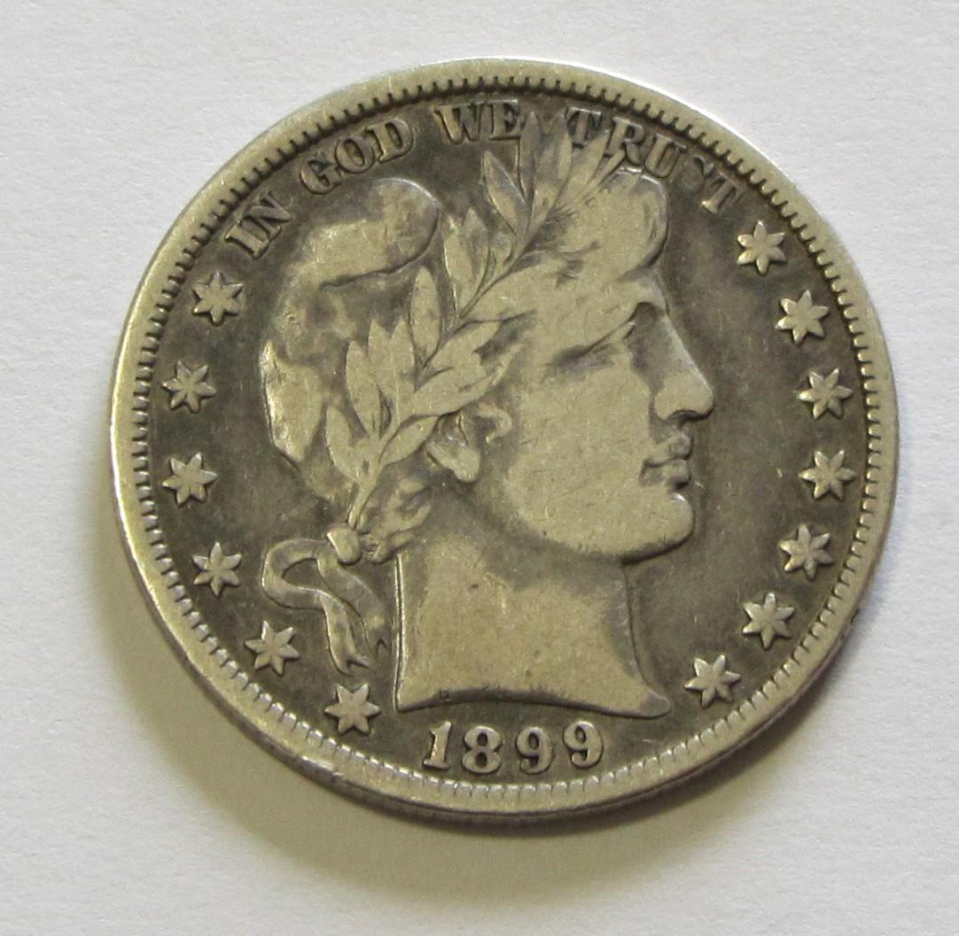 1899-O BARBER HALF