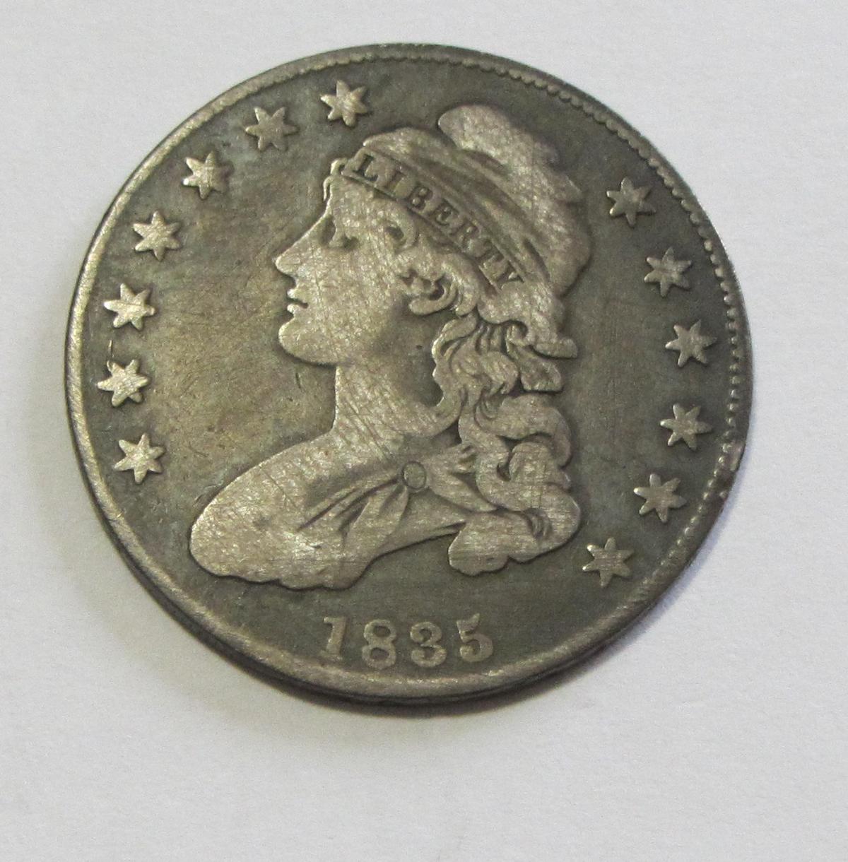 1835 CAPPED BUST HALF