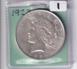 $1 1923 PEACE DOLLAR