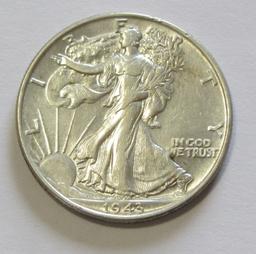 1943 walking liberty half