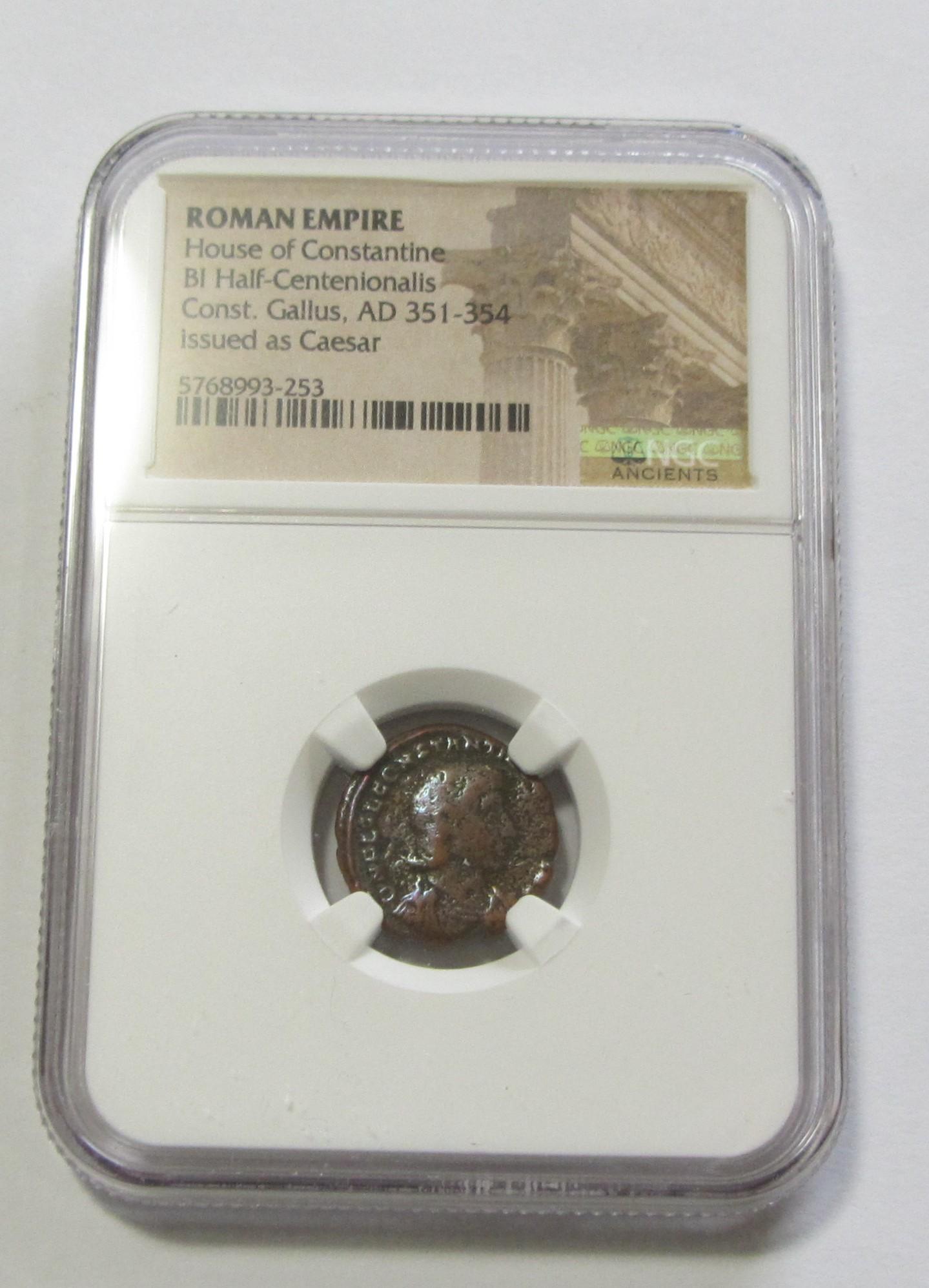 Ancient Roman coin House of Constantine NGC high grade