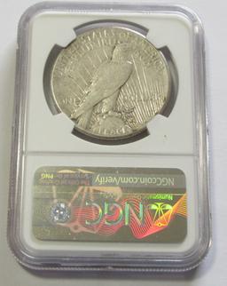 KEY DATE $1 1928 PEACE NGC ALMOST UNCIRCULATED