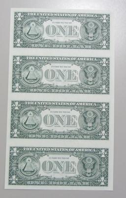 $1 SHEET OF 4 1985 DALLAS DISTRICT FEDERAL RESERVE NOTES